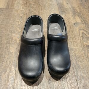Dansko Black Slip-On Loafers 39